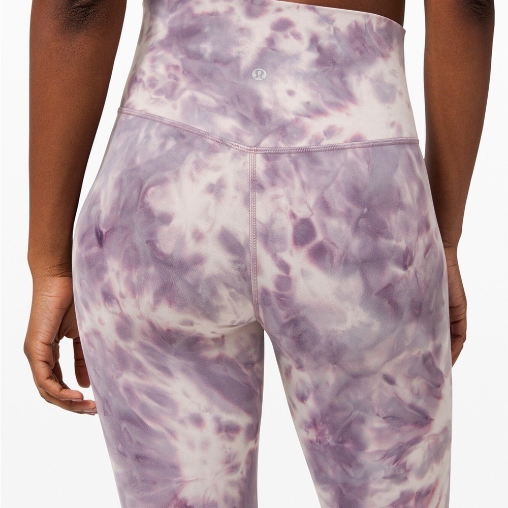 Lululemon Athletica Align Pant Diamond Dye Graphite Purple Lavender Leggings